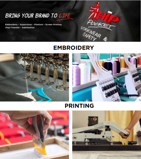 Embroidery Services - Hip Pocket Workwear